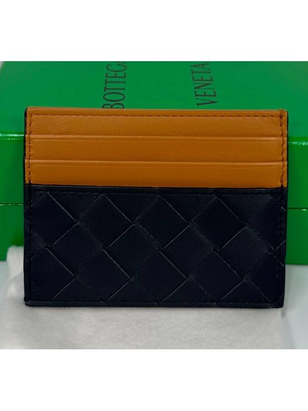 Intrecciato two tone card wallet - BOTTEGA VENETA - BALAAN 2