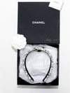 Cotton Tweed White Black Hairband AA9458 B14121 NR519 - CHANEL - BALAAN 9