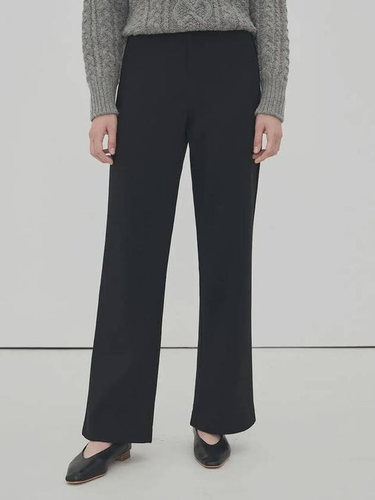 Boot Cut Banding Slacks Black - LESEIZIEME - BALAAN 1