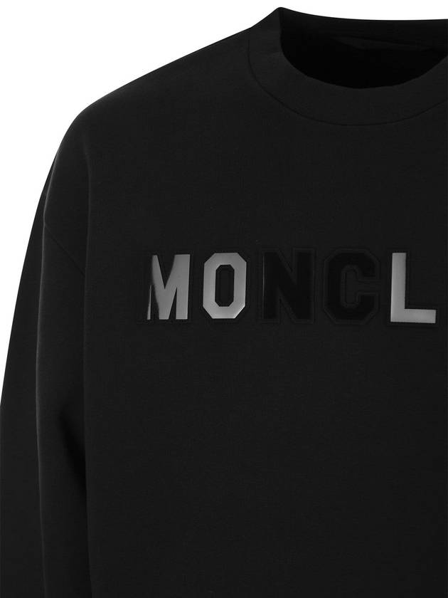 logo applique sweatshirt I20918G00012809KX - MONCLER - BALAAN 5