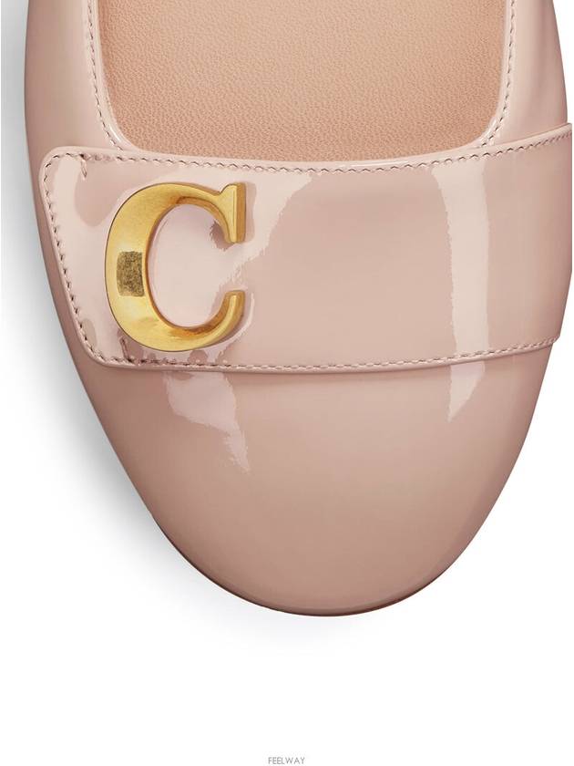 C'est Patent Leather Ballet Flat Nude - DIOR - BALAAN 5