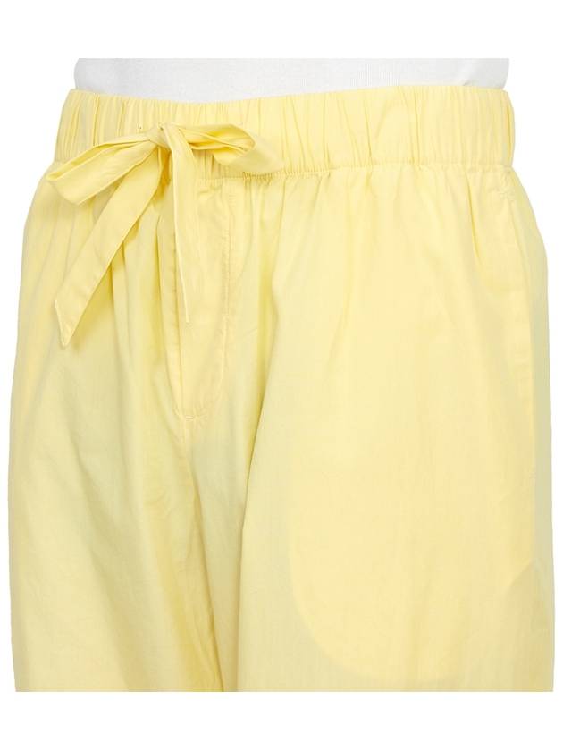 Poplin Pajamas Organic Cotton Straight Pants Lemonade - TEKLA - BALAAN 9