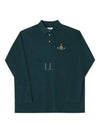 ORB Logo Polo Shirt Green - VIVIENNE WESTWOOD - BALAAN 2