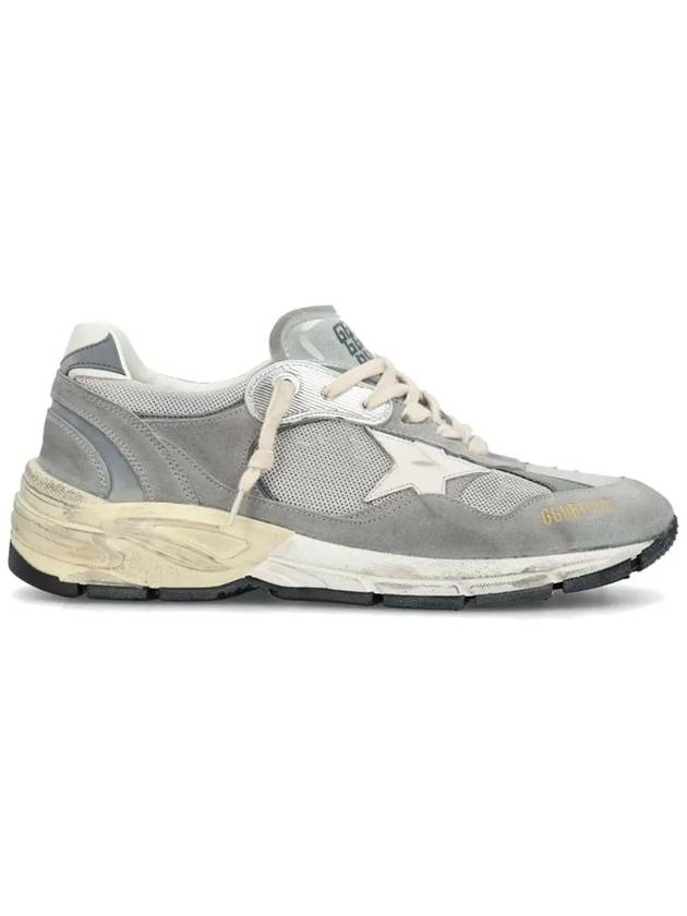 Dad-Star Low Top Sneakers Grey Silver White - GOLDEN GOOSE - BALAAN 2