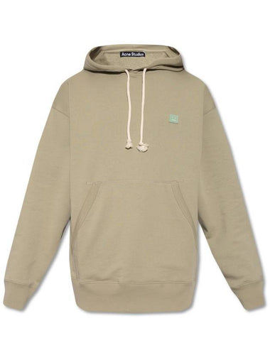 Farrin Face Oversized Hoodie Eucalyptus Green - ACNE STUDIOS - BALAAN 1