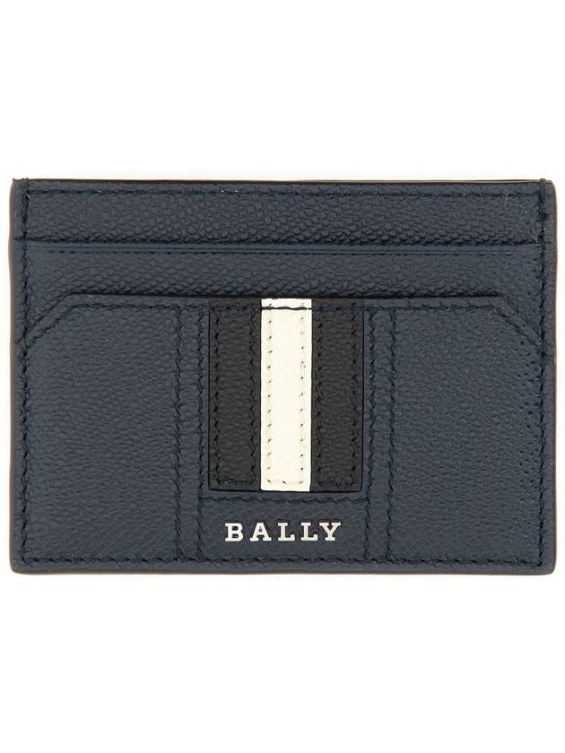 leather card wallet new blue - BALLY - BALAAN 2