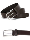 Logo Leather Belt Dark Brown - HUGO BOSS - BALAAN 3