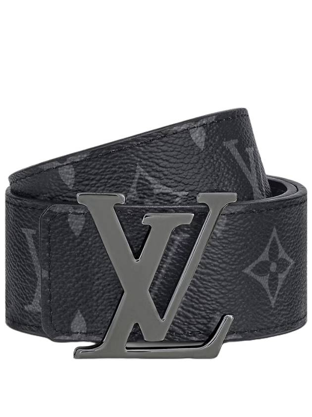 LV Initial 40MM Reversible Leather Belt 85CM Grey - LOUIS VUITTON - BALAAN 1