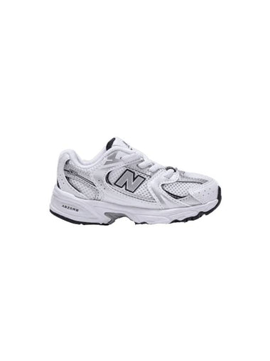 Kids 530 Low Top Sneakers White Silver - NEW BALANCE - BALAAN 1