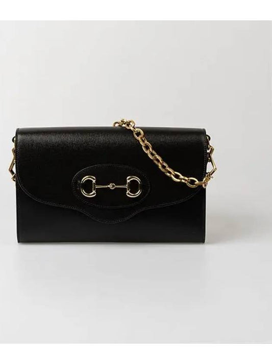 Horsebit 1955 Small Shoulder Bag Black - GUCCI - BALAAN 2