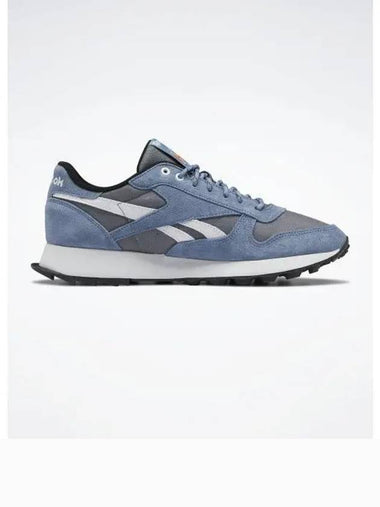 Classic Leather Low Top Sneakers Grey Blue - REEBOK - BALAAN 1