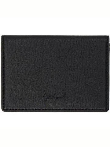 Black Discord Logo Card Wallet 242573M163001 270628 1149173 - YOHJI YAMAMOTO - BALAAN 1