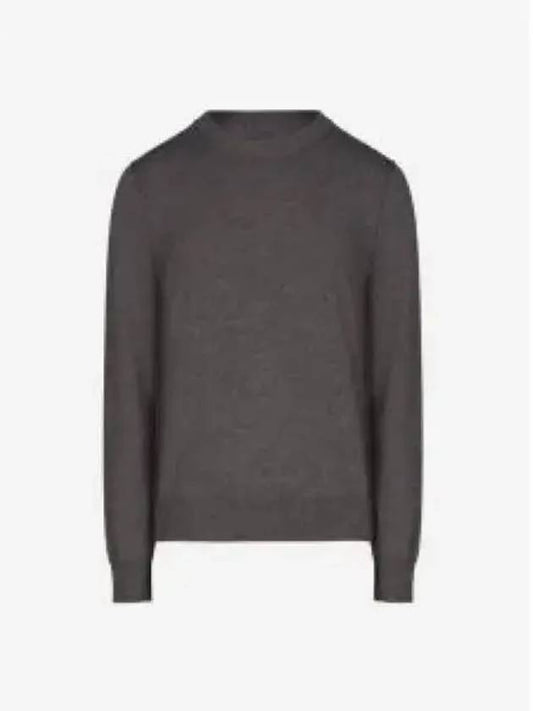 Crew Neck Cashmere Knit Top Grey - MAISON MARGIELA - BALAAN 2