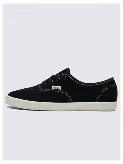 Authentic Lowpro Suede Low Top Sneakers Black - VANS - BALAAN 2