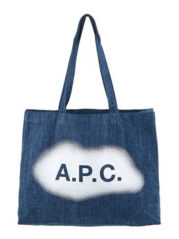 Diane Cotton Tote Bag Blue - A.P.C. - BALAAN 2