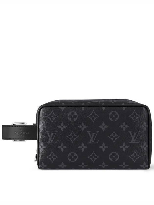 Louis Vuitton Locker Dob Kit Monogram Eclipse Pouch Bag Black - LOUIS VUITTON - BALAAN 1