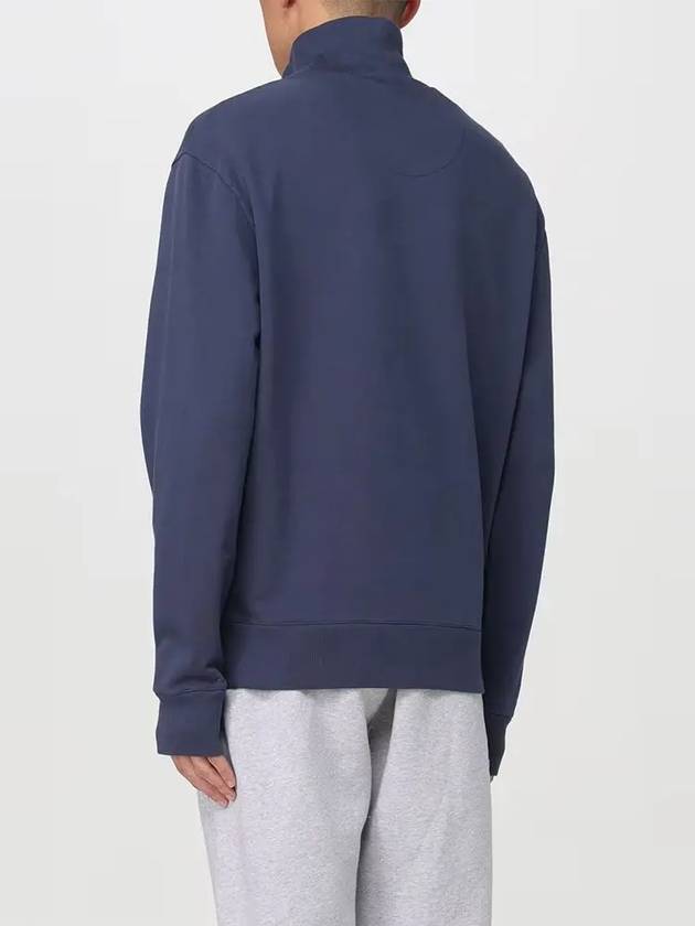 Fox Head Patch Half Zipper Sweatshirt Ink Blue - MAISON KITSUNE - BALAAN 4