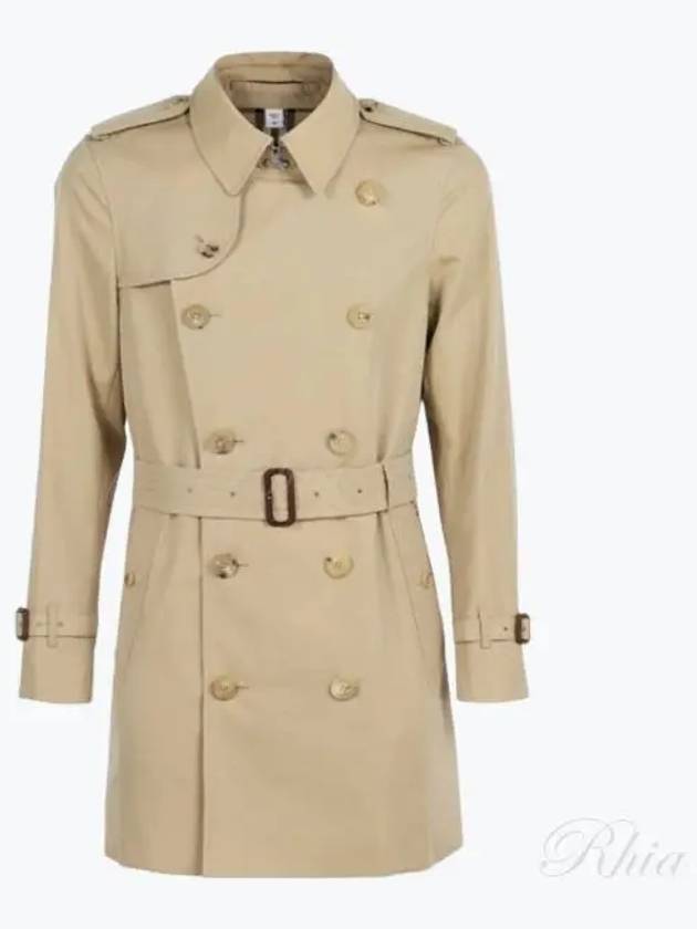 Cotton Gabardine Trench Coat Beige - BURBERRY - BALAAN 2