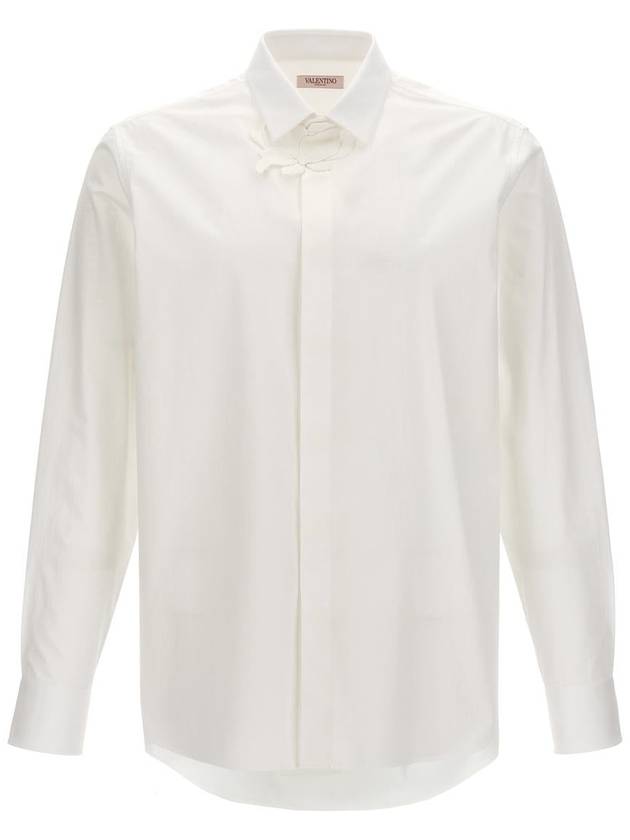 Valentino Garavani Valentino Shirt With Flower Patch - VALENTINO - BALAAN 1