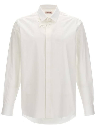 Valentino Garavani Valentino Shirt With Flower Patch - VALENTINO - BALAAN 1