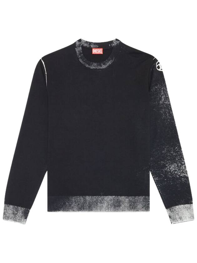 K Larence B Knit Top Black - DIESEL - BALAAN 2