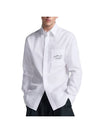 Handwritten 1947 Cotton Poplin Long Sleeve Shirt White - DIOR - BALAAN 1