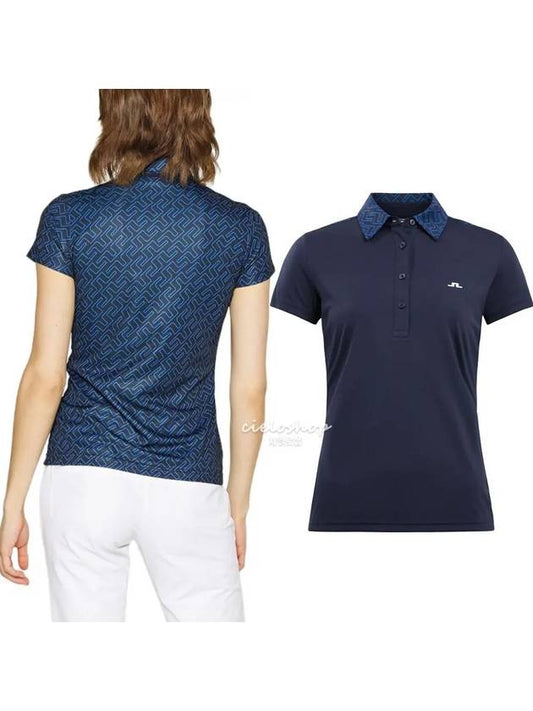 Jay Lindberg CARA collar polo short sleeve t-shirt GWJT06818 - G/FORE - BALAAN 1