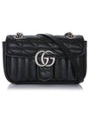 GG Marmont Mini Shoulder Bag Black - GUCCI - BALAAN 2