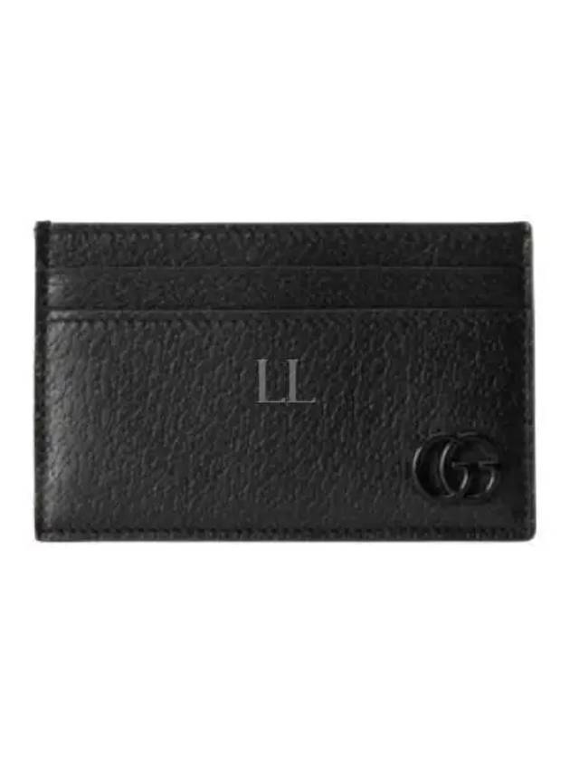 GG Marmont Card Wallet Black - GUCCI - BALAAN 2