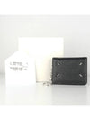 4 Stitch Keyring Card Wallet Black - MAISON MARGIELA - BALAAN 7