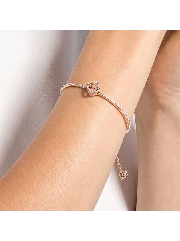 Una Bangle Crystal Bracelet Rose Gold - SWAROVSKI - BALAAN 3