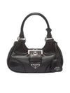 Moon Padded Nappa Leather Shoulder Bag Black - PRADA - BALAAN 2