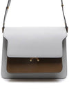 Saffiano Trunk Medium Shoulder Bag Grey - MARNI - BALAAN 2