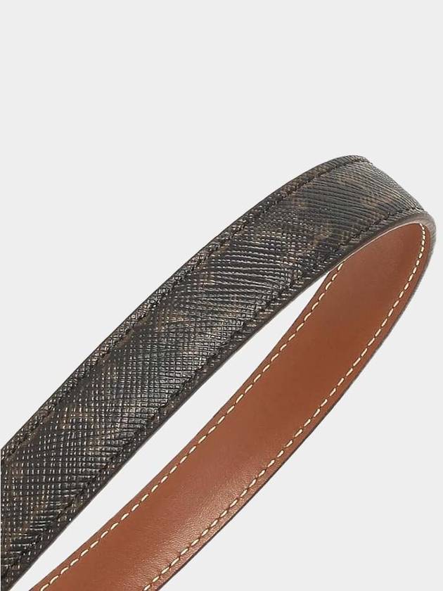 Triomphe Small Canvas Belt Brown - CELINE - BALAAN 6