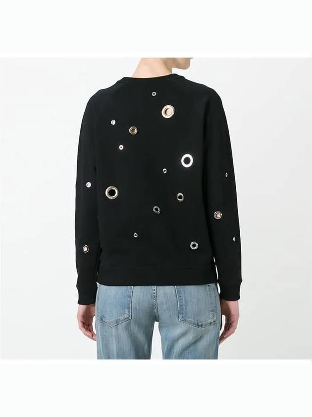 Women's Eyelet Sweatshirt BlackF752SW844952 99 - KENZO - BALAAN 5