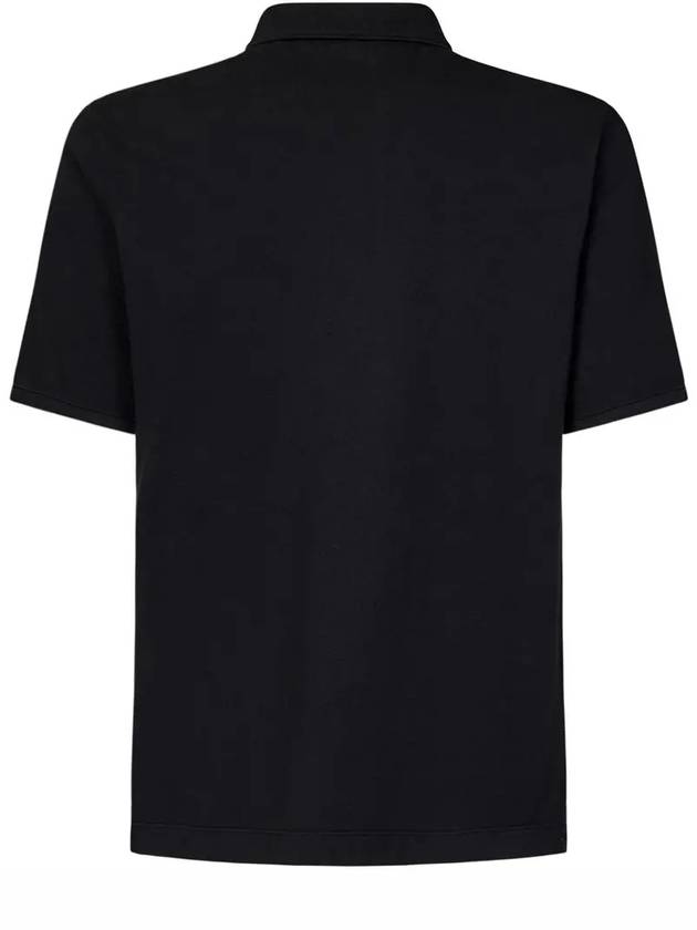 Pocket Polo Shirt Black - CP COMPANY - BALAAN 4