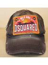 Wild Side Patch Ball Cap Black - DSQUARED2 - BALAAN 5