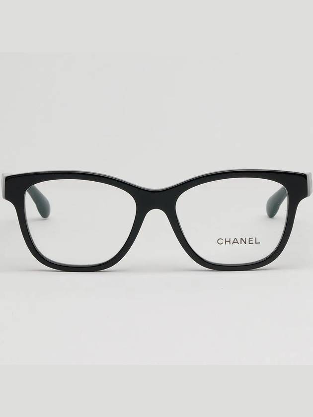 Eyewear Square Logo Eyeglasses Black - CHANEL - BALAAN 4