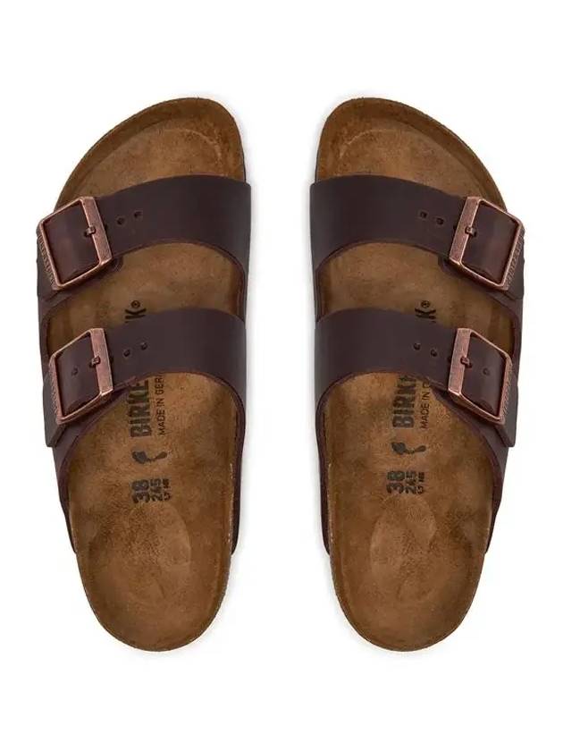 Arizona Oiled Leather Slipper Habana - BIRKENSTOCK - BALAAN 5