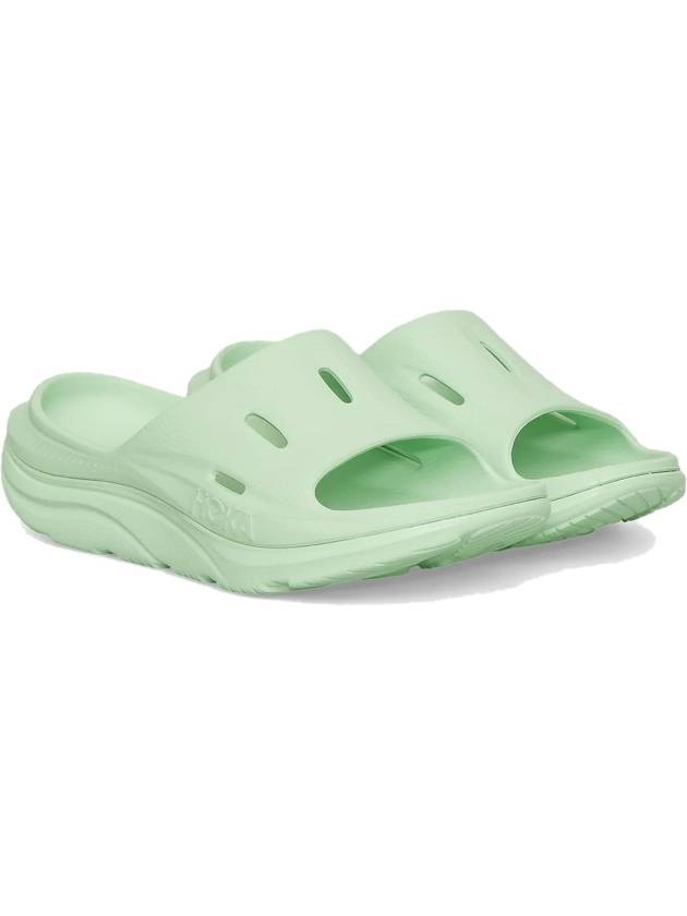 Ora Recovery Slide 3 Slippers Green - HOKA ONE ONE - BALAAN 3