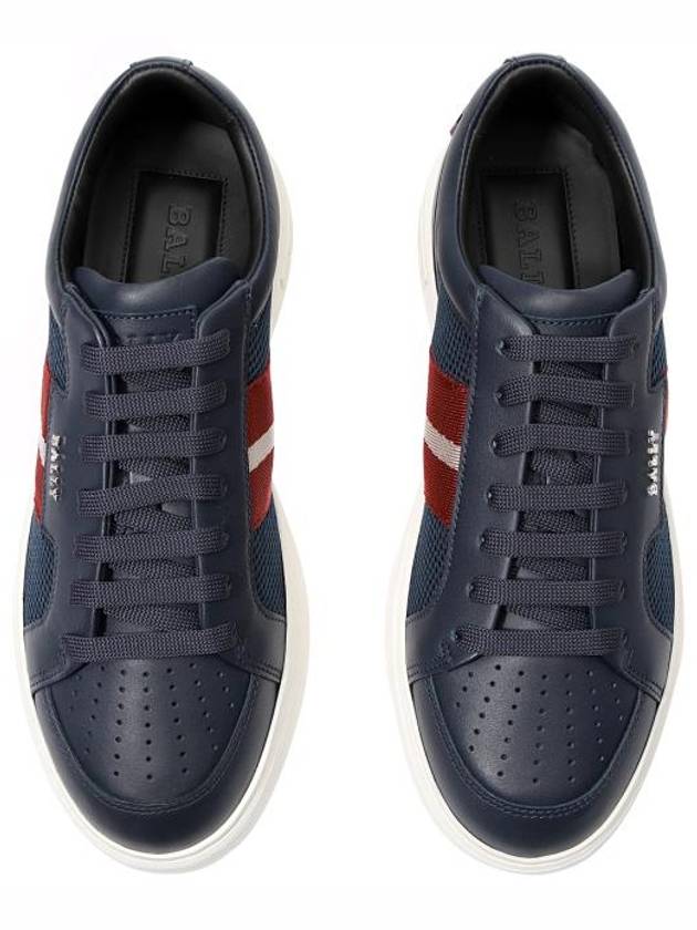 Melys Leather Low-Top Sneakers Navy - BALLY - BALAAN 6