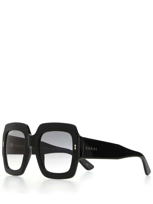 square frame sunglasses black - GUCCI - BALAAN 3