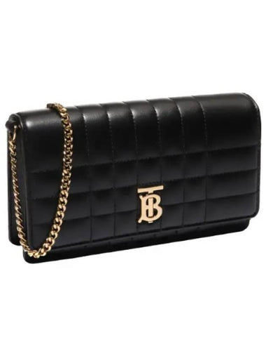 Quilted leather Lola clutch bag - BURBERRY - BALAAN 1