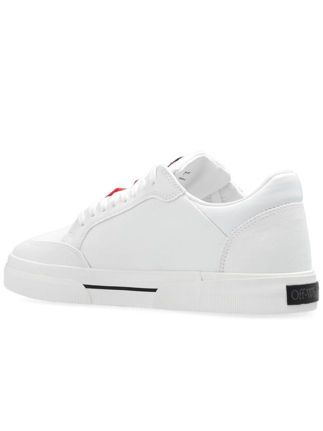 vulcanized contrast tag canvas sneakers OMIA293S24FAB0010210 - OFF WHITE - BALAAN 6