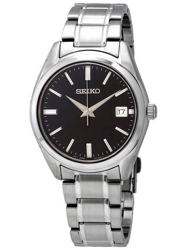 Seiko Classic Quartz Black Dial Men's Watch SUR311P1 - SEIKO - BALAAN 1