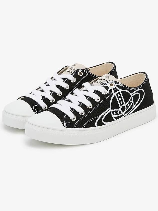 ORB Logo Low Top Sneakers Black - VIVIENNE WESTWOOD - BALAAN 3