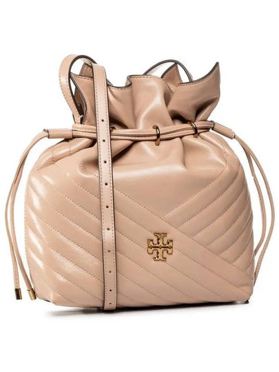 Kira Chevron Bucket Bag Devon Sand - TORY BURCH - BALAAN 2
