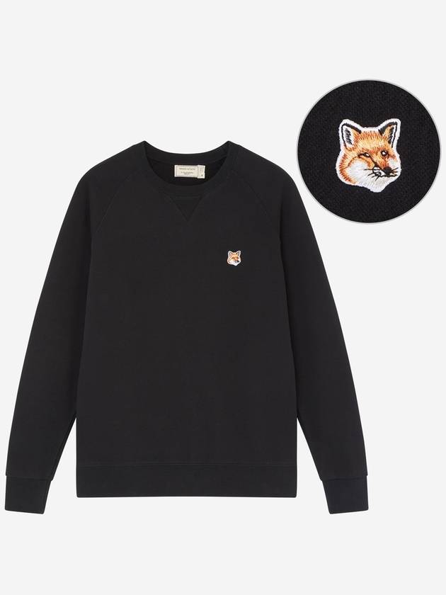 Fox Head Patch Classic Sweatshirt Black - MAISON KITSUNE - BALAAN 2