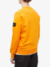 Wappen Patch Crew Neck Sweatshirt Orange - STONE ISLAND - BALAAN 5