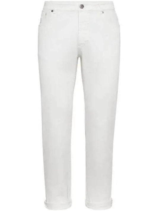 Dyed Denim Jeans White - BRUNELLO CUCINELLI - BALAAN 2